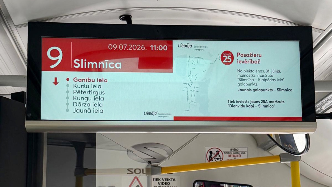 Jau no 31. jūlija Liepājas pilsētas autobusu pārvadājumos ieviesīs būtiskus praktiskus uzlabojumus